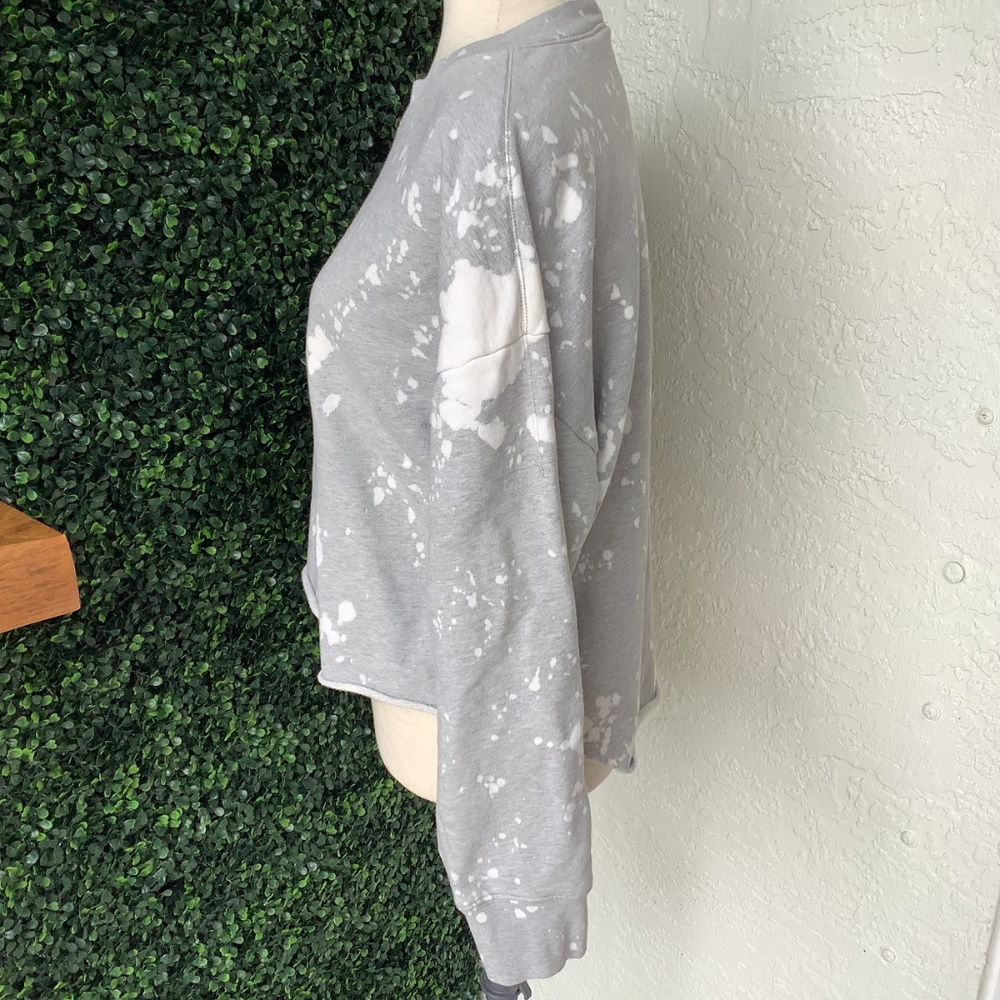 Frame SweatshirtEasy Shirttails Gris Heather Artsy Size Small - Picture 6 of 13